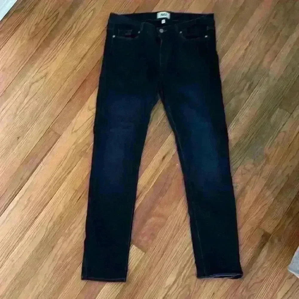 Paige dark wash skinny jeans, size 32